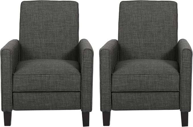 Christopher Knight Home Emmie Fabric Recliner, Moss Gray, Dark Brown by ChristopherKnightHome