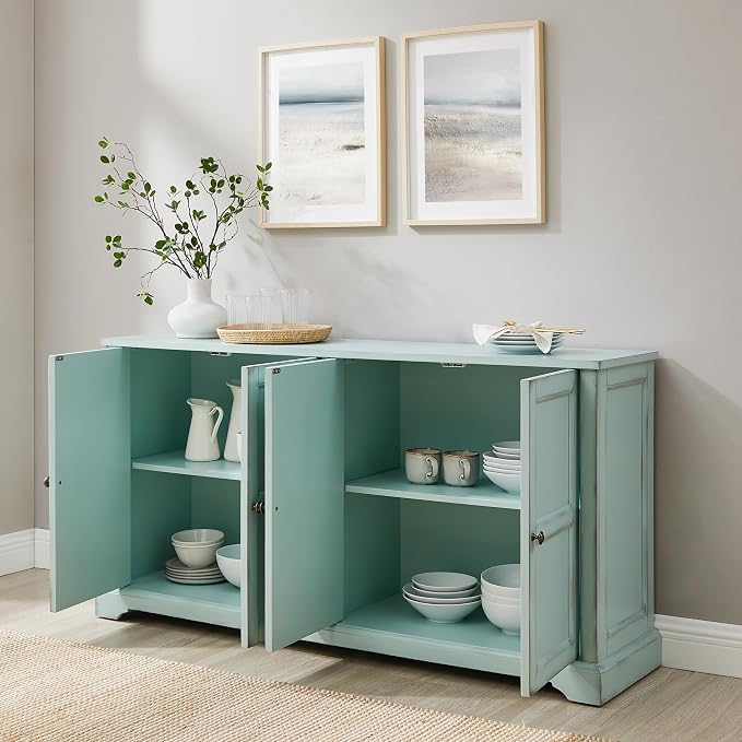 Crosley Furniture Holbrook Traditional Sideboard Buffet Cabinet, Kitchen Storage - Image 9