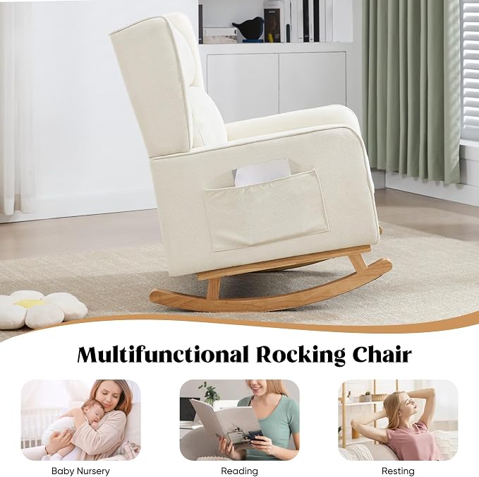 HCHAIRH Nursery Rocking Chairs, Rocking Chair Nursery - Image 5