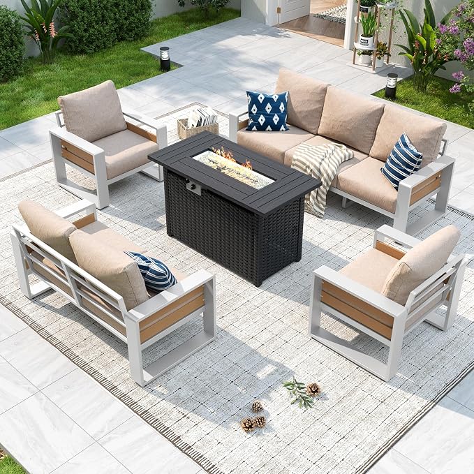 Aoxun Aluminum Patio Furniture Set by Aoxun