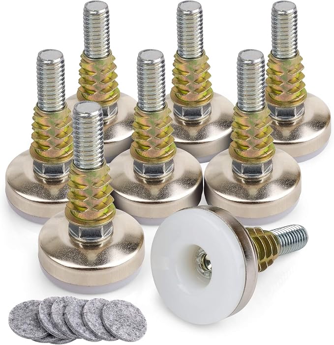 Heavy Duty Furniture Levelers Adjustable Furniture Legs Levelers, Leveling Feet by Anwenk