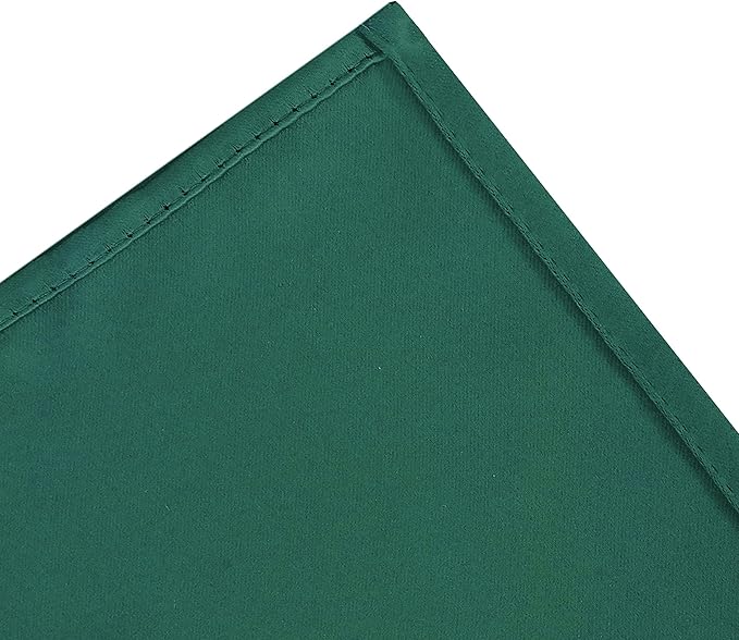 LEMOMO Dark Green Thermal Blackout Curtains/52 x 95 Inch/Set of 2 Panels Room - Image 7