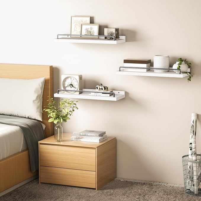 RYOFOBETTO Floating Shelves for Wall Decor, Living Room, Picture Frames - Image 6