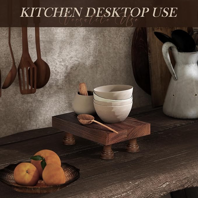 EOSAHR Farmhouse Pine Wood Risers - Image 4