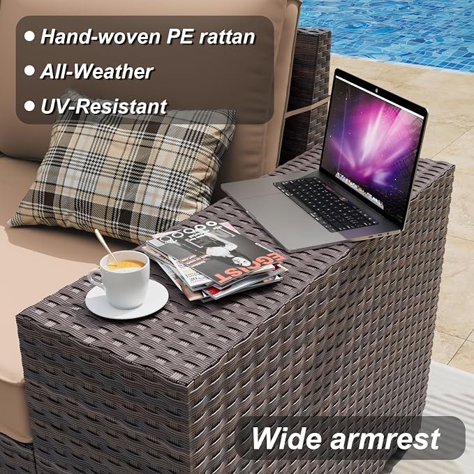 ALAULM 7 Pieces Patio Furniture Set - Image 2