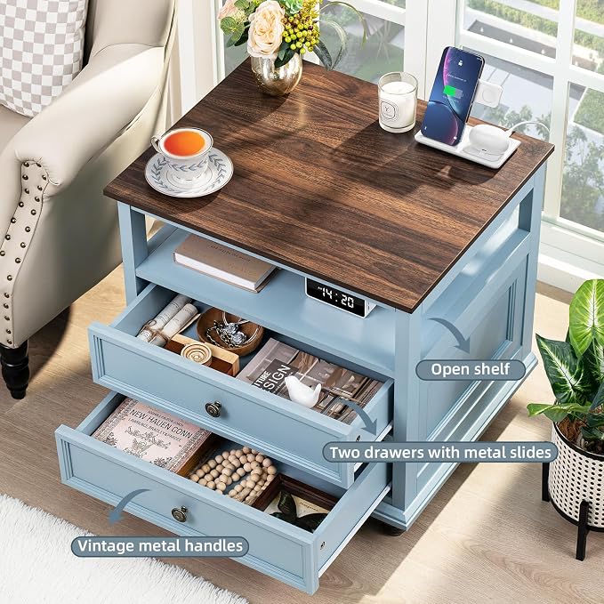 Joaxswe Farmhouse Nightstand - Image 3