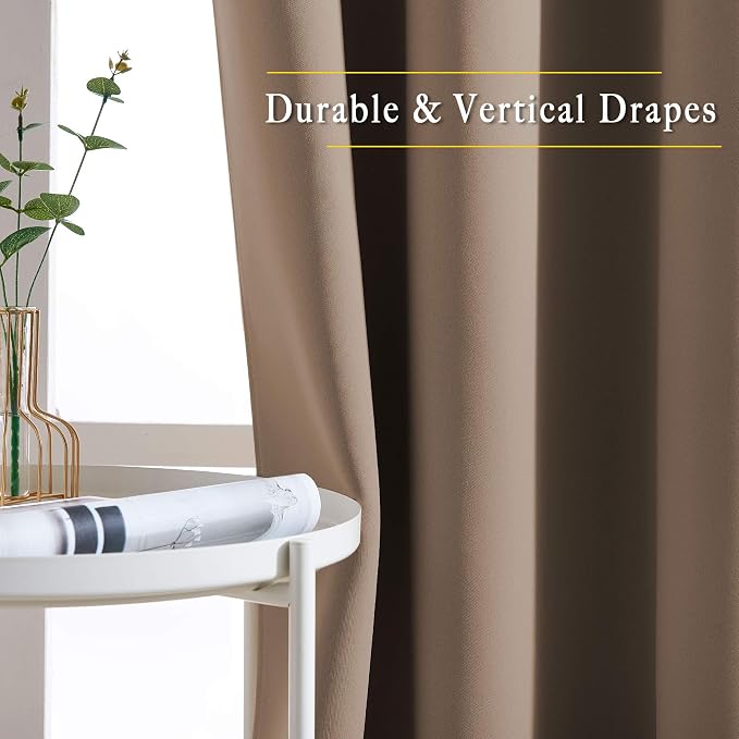 NICETOWN Bedroom Blackout Curtains and Drapes - Image 3