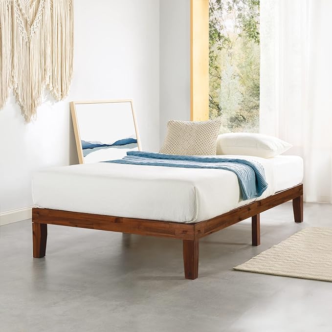 Mellow Naturalista Classic 12 Inch Solid Wood Platform Bed by MELLOW