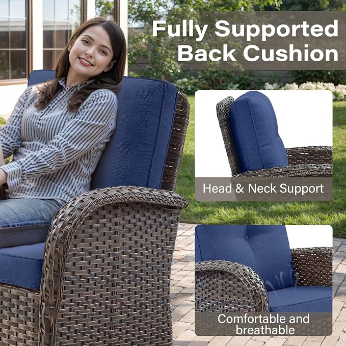 Belord Wicker Outdoor Furniture Set - Image 4