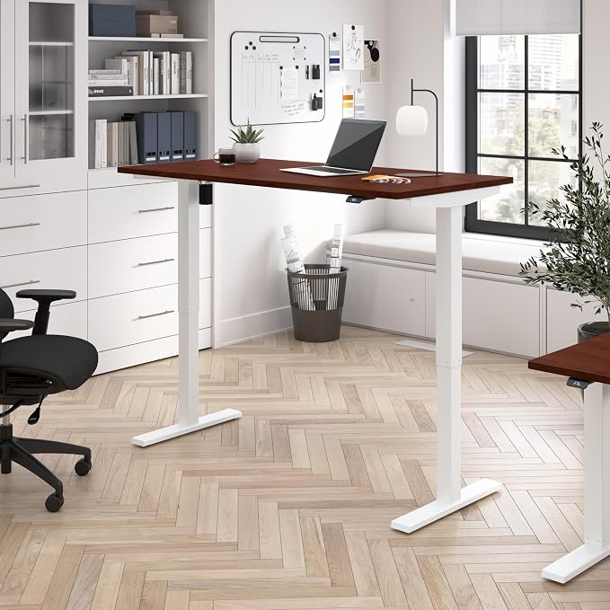Bush Business Furniture 60-inch Electric Height Adjustable Standing Desk - Image 2