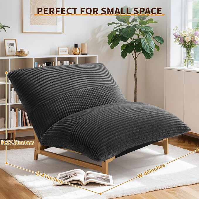 Oversized Cloud-Like Couch Single Seat, Extra-deep Seat Soft - Image 2