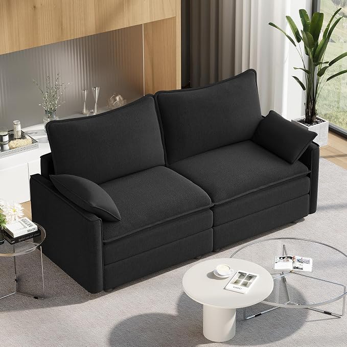 Vesgantti 74" Loveseat Sofa for Living Room, Comfy Cloud Couch Deep Seat by Vesgantti