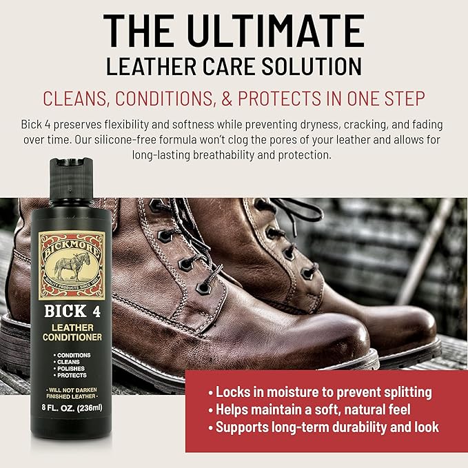 Bickmore Bick 4 Leather Conditioner and Leather Cleaner 2 oz - Image 3