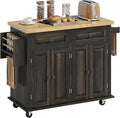 HOMCOM Kitchen Island Cart by HOMCOM