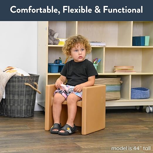 Children's Factory Cube Chairs, Woodland CF910-047, Classroom Furniture - Image 7