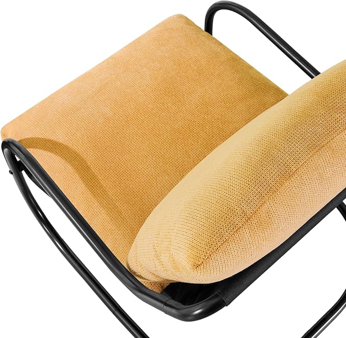 Peace nest Modern Accent Chair, Soft Upholstered Armchair - Image 9
