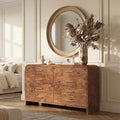 Curved 8-Drawer Dresser for Bedroom, 53.82" Wide Modern Chest of Drawers by TheBeautyofRusticRefined