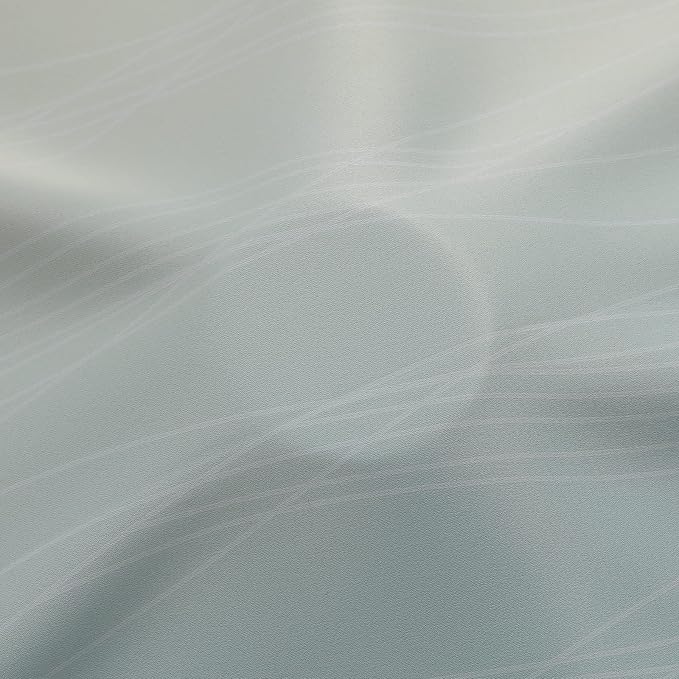Estelar Textiler Ombre Aqua and Beige Blackout Curtains 96 Inches Long - Image 8