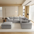 JACH V Shape Couches Sectional for Living Room, Modular Convertible Sofa Couch by JACH