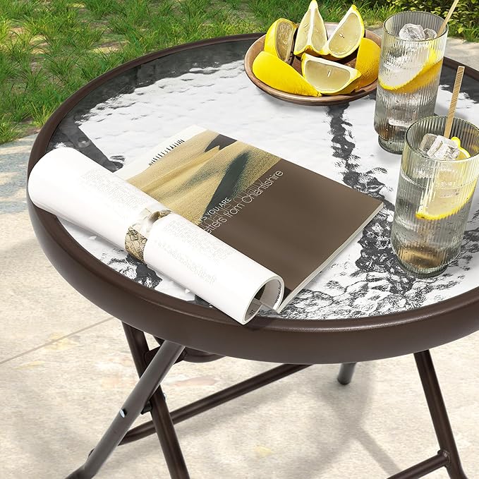 2 Pieces Outdoor Side Table - Image 4