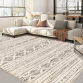 Nakagishi 7x9 Area Rug Living Room: Washable Boho Large Neutral Soft Farmhouse by NakagishiAreaRug
