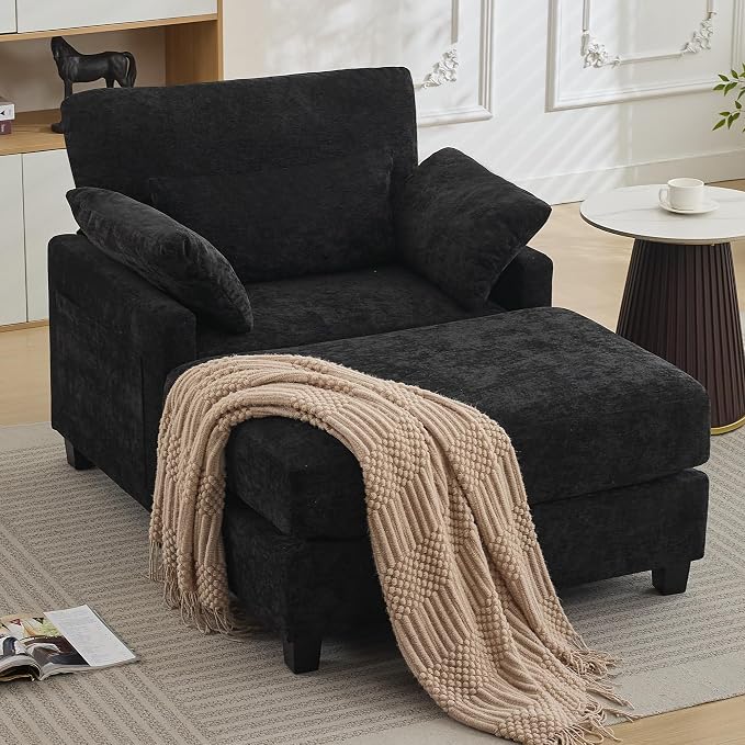 WUTUTUEE 57.5" Oversized Chaise Lounge by WUTUTUEE