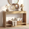 Farmhouse Entryway Table, 43.7" Console Tables by Homiflex
