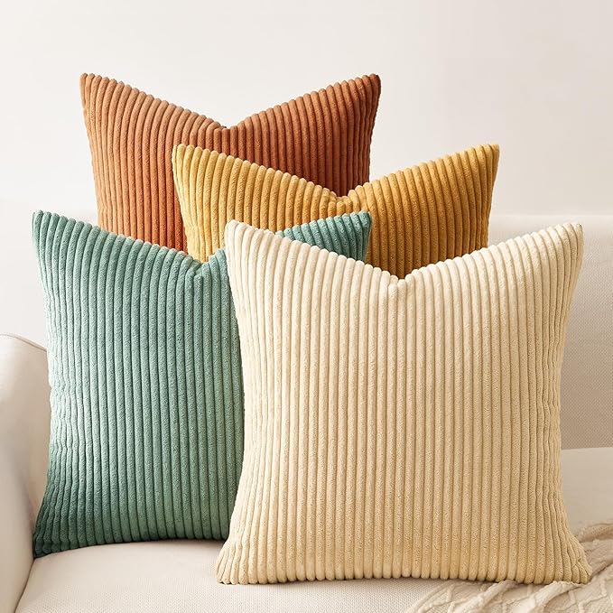 Topfinel Large Decorative Throw Pillow Covers, Soft Velvet Modern Double-Sided by Topfinel