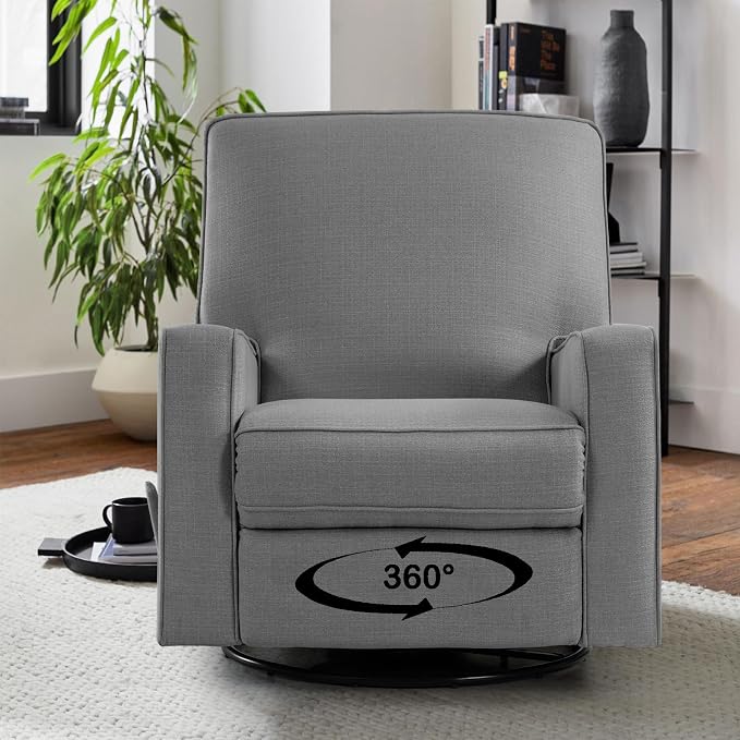 Harkawon Swivel Rocker Recliner Chair, Glider Rocker Recliner, Rocking Chair - Image 7