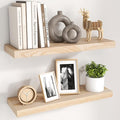 fuqing Natural Wood Floating Shelves | 24 Inch Floating Shelves by Fuqing