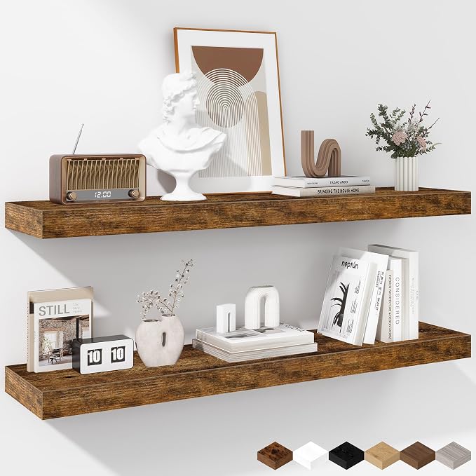 Fun Memories 36 Inch Floating Shelves by FunMemories