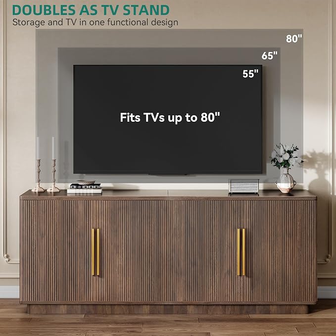YITAHOME TV Stand for TVs up to 80 Inches, Media Console - Image 4