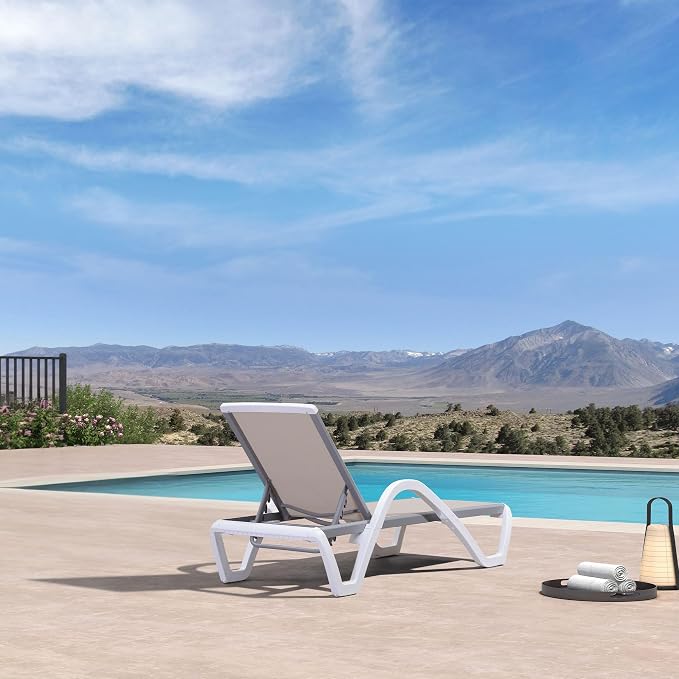 PURPLE LEAF Patio Chaise Lounge Chair - Image 3