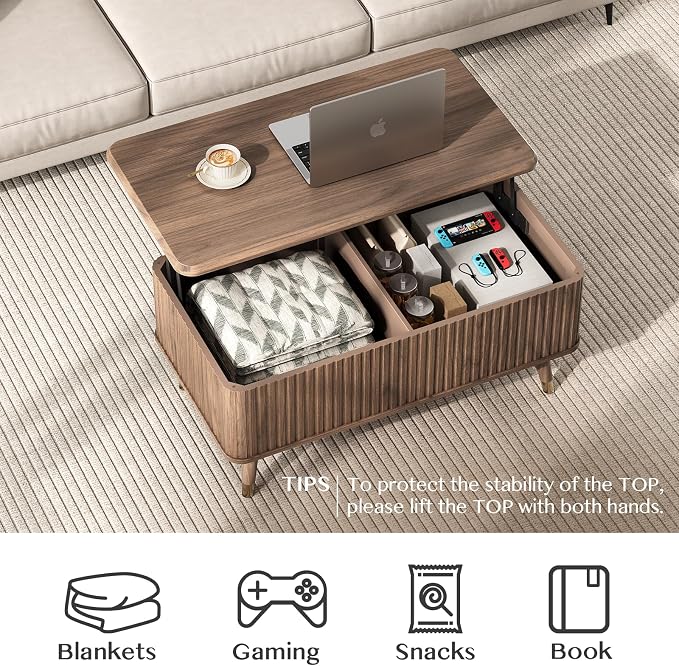 JOINICE Lift Top Coffee Table - Image 4