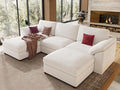 EASE MOOSE Oversized U Shape Sectional Modular Sofa, Wide Deep seat Sectional by EASEMOOSE