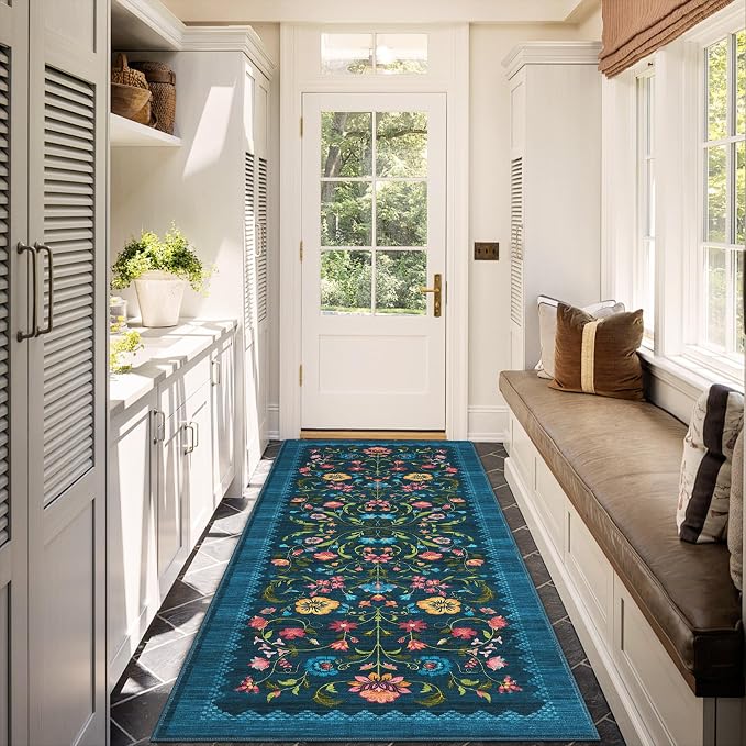 GarveeHome Floral Rug 2.5x8 Runners - Image 9