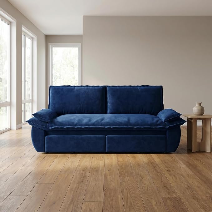 73.2" Sofa Bed Queen, 3-in-1 Pull Out Sofa Bed - Image 10