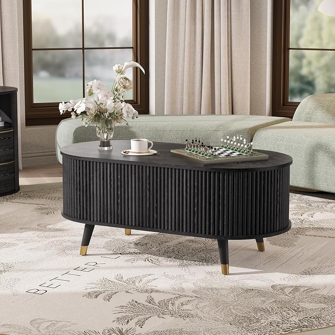 42.5" Oval Lift Top Coffee Table - Image 6