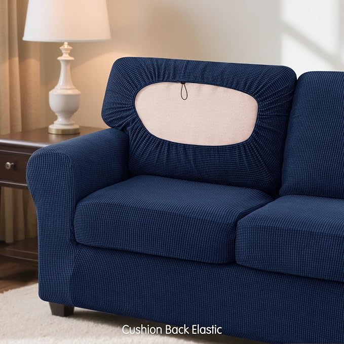 SUBRTEX 7 Pieces Stretch Sofa Slipcover Sets Couch Cover Sets Backrest Cushion - Image 7