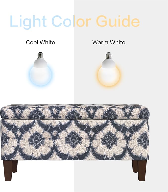 HomePop Large Decorative Storage Bench - Image 10