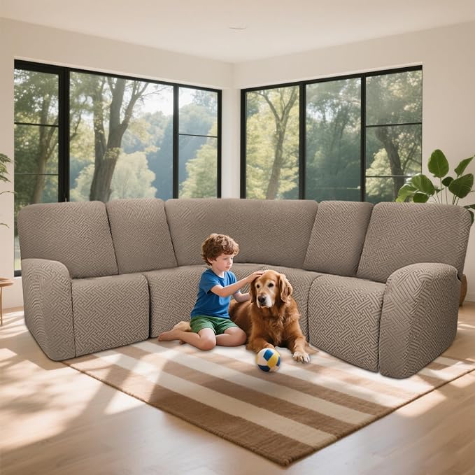 100% Waterproof Sectional Recliner Couch Covers - Image 2