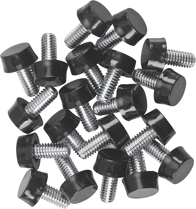 5/16“-18 UNC Thread Adjustable Furniture Levelers Screw in Threaded, Galvanized by EZALOR