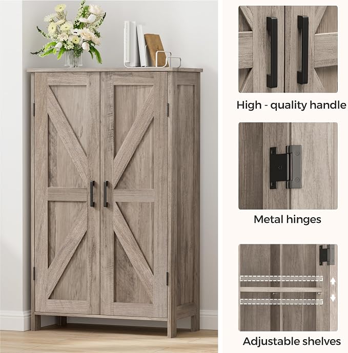 Homleke Farmhouse Bathroom Cabinet - Image 6