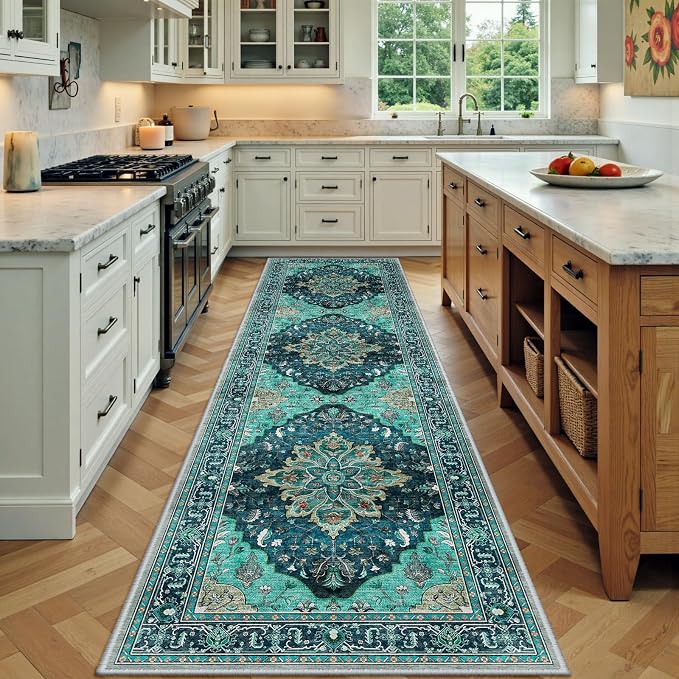RELEANY Area Rugs 3'x9' Runner Rug Non Slip Washable by RELEANY