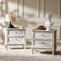 HULALA HOME Solid Wood End Tables Set of 2 by HULALAHOME