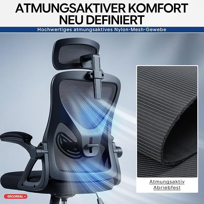 Ergonomic Office Chair, Mesh Desk Chair - Image 7