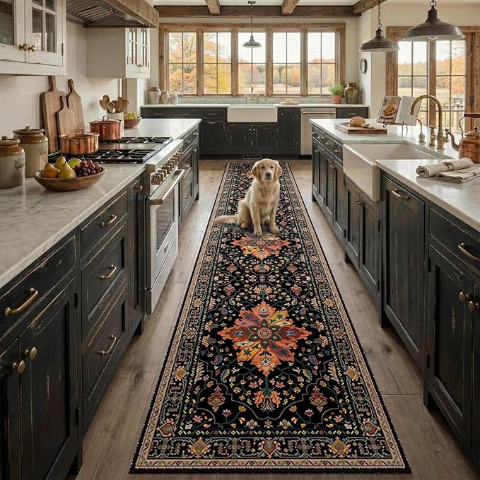 Area Rugs 2'6''x12' Runner Rug Non Slip Washable - Image 2