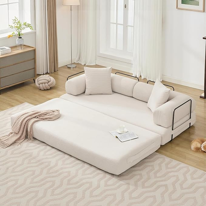 ZEIINPA Convertible Sleeper Sofa Bed by ZEIINPA