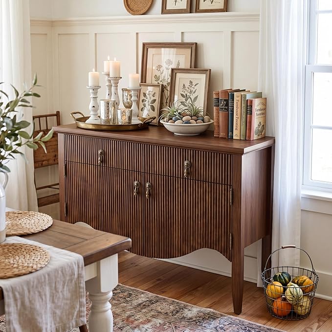 FUSUNBAO 40" Retro Buffet Cabinet - Image 6