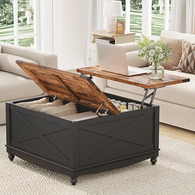 ALLSTAND 31.5" Lift Top Coffee Table by ALLSTAND